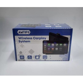 AMTIFO A28 Carplay Dash Mount Screen - Wireless, 7" Touch, Android Auto