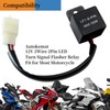 Autokemat LED Flasher Relay 2-Pin, 12V Electronic LED Flasher Relay