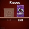 HERSHEY'S KISSES SPECIAL DARK Mildly Sweet Chocolate Candy Party Pack,