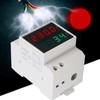 Voltmeter Ammeter 4 Digit Display DIN Rail Mount Single Phase
