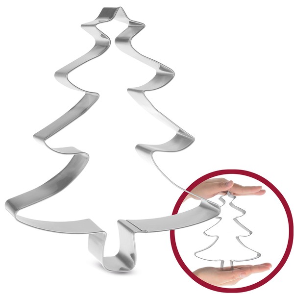 Christmas Cookie Cutters Large - Christmas Tree - Stainless Steel