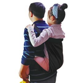 Black Children's Sling Children's Back Carrier Hiking Backpack Belt Child Lift Sling for Transfer to Wheelchair Car Vehicle Bed Chair Baby Sling