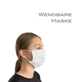 BaF Community Masks, Set of 2 Unisex Face Masks with Motif, Reversible Mouth and Nose Protection, BCI Cotton, Washable. - 42 Flowerpower-11