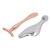 2pcs Metal Face Roller Set Zinc Alloy Facial Roller Massager
