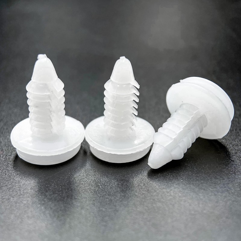 80 x White Car Clips, Mounting Clips, Door Trim Clips,