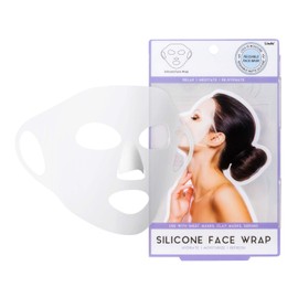 Lindo Silicone Face Wrap - Reusable Silicone Facial Mask Cover for Sheet Masks, Clay/Cream Masques, Serums (Single)