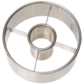 Ateco 3-1/2-Inch Stainless Steel Doughnut Cutter, Silver