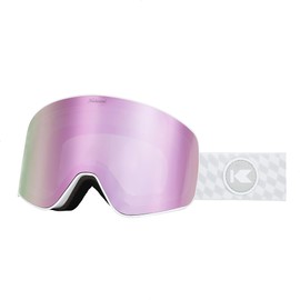 Knockaround Slingshots Snow Goggles for Men and Women - Anti-Glare and Fog Coating with full UV400 Protection, Lilac Powder