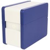 Rexel Provence File Box A6, Rectangular Metal, Non-Slip Base, Adjustable