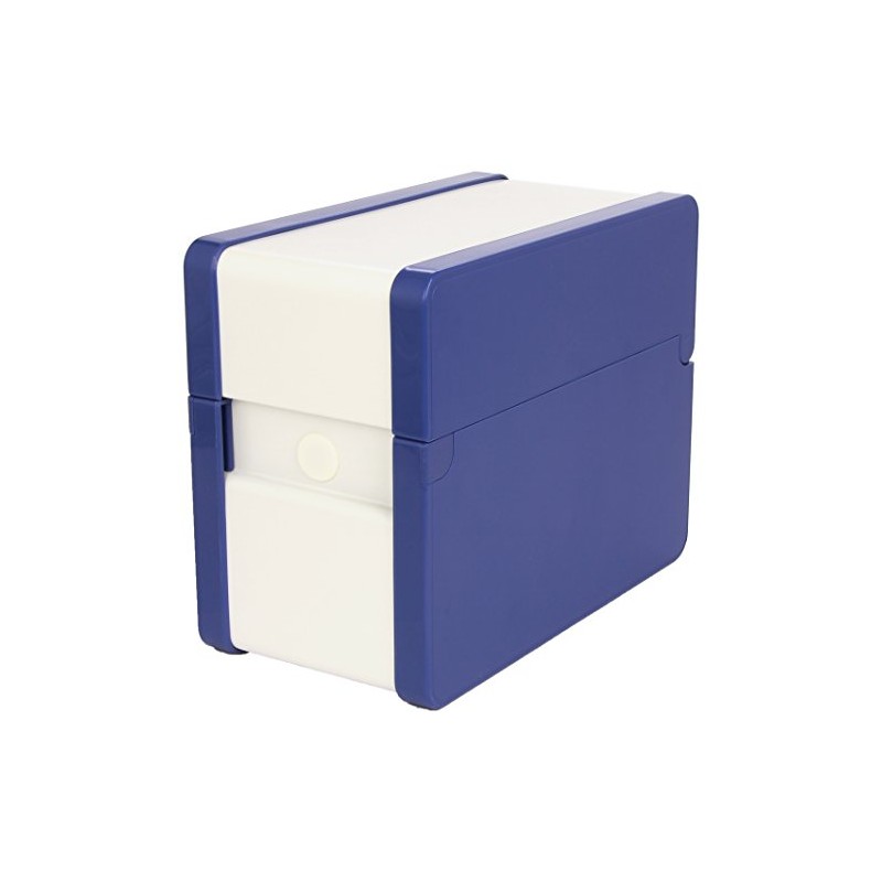 Rexel Provence File Box A6, Rectangular Metal, Non-Slip Base, Adjustable