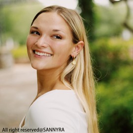 Gold Coin Earrings for Women - 14K Gold Plated Charm Star Huggie Earrings - Dainty Hoop Earrings with Charm