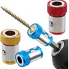 6PCS Screwdriver Head Magnetic Ring, UniversalMagnetizer for Drill,Universal 1/4 inch