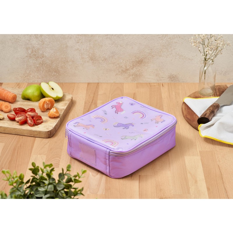 Unicorn Lunch Bag, 3 Pack Nested Boxes Tiny to Tots