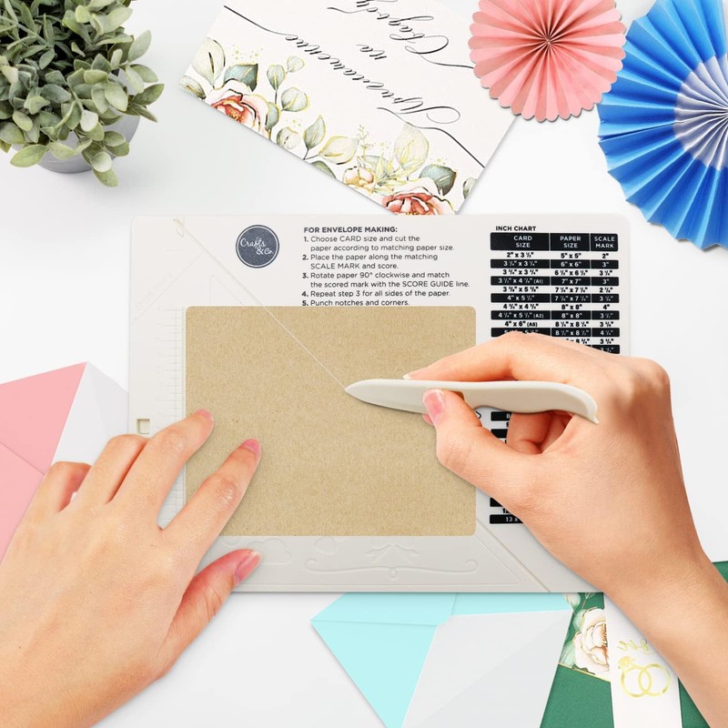 Envelope Punch Board, Envelope Maker, Multipurpose Envelope Punch Board, Paper