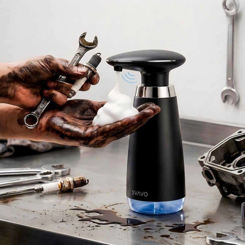 Automatic Foaming Soap Dispenser - Type-C Rechargeable Touchless Soap Pump