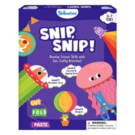 Skillmatics Snip, Snip - Art & Craft Activity, Practice Scissor Skills, Craft Kits, Gifts for Toddlers, Girls & Boys Ages 3 to 7 paper crafts:_Animals