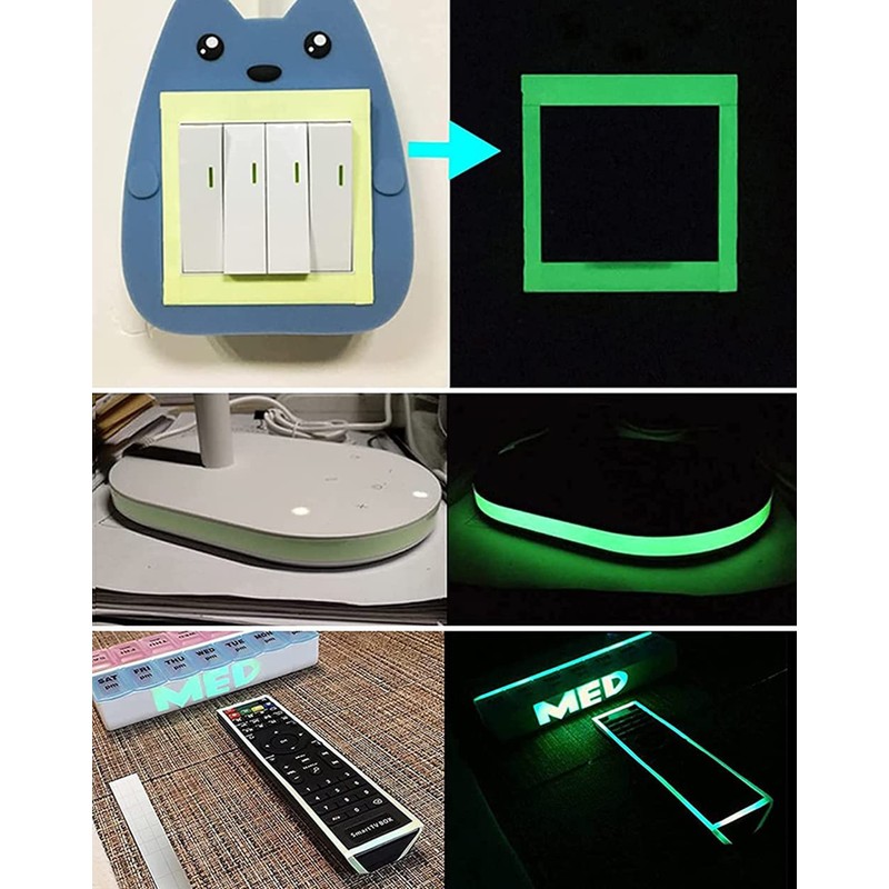Glow in the Dark Tape, High Brightness, Long Luminous, Fluorescent