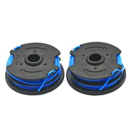 WETOOLPLUS Dual 0.065" Replacement String Trimmer Spool Line Compatible with Harbor Freight 20115E-B Bauer Corded 5.5 Amp 15 Inch String Trimmer (2 Pack Spool)