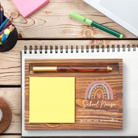 School Nurse Sticky Note Holder, Inspirational Appreciation Gift for School Nurses, School Desk Organizer, Thank You Gift for Nurses Desk Accessory TZP135