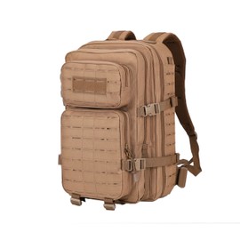 Koisgext Small 40L Military Backpack Tactical Backpack Assault Pack Bug Out Bag with Molle for Hiking Rucksack Trekking (Tan)