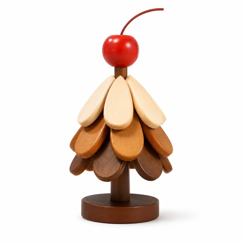 Wooden Tree Trivet Set for Dining Tables – Folding Pot
