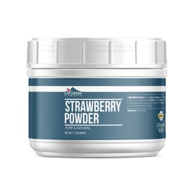 Earthborn Elements Strawberry Powder 1.1 lb, Pure & Natural, Smoothies & Shakes