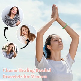 Amethyst Bracelet for Women Healing Crystal Bracelet Rose Quartz Bracelet Tiger Eye Bracelet Green Jade Bracelet Citrine Bracelet Natural Stone Bracelet Jewelry Gifts for Men Women Girls