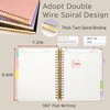 5 Subject College Ruled Notebook, 300 Pages Ink-Proof Paper, 8x10