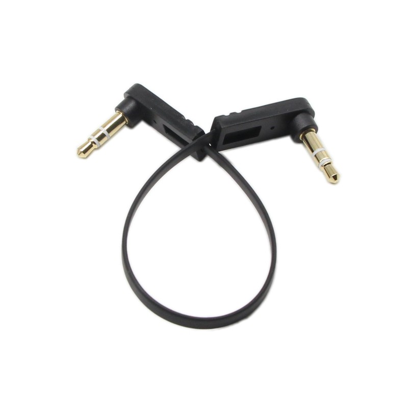 3.5mm Audio Cable,zdyCGTime Right Angle Gold Plated 3.5mm Auxiliary Audio