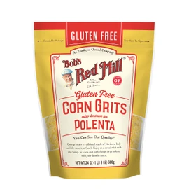 Bob's Red Mill Gluten Free Corn Grits/Polenta, 24oz (Pack of 4) - Gluten Free, Vegan, Kosher