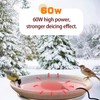 SENSTREE 60W Bird Bath Heater, Waterproof Birdbath Deicer for Outdoors,