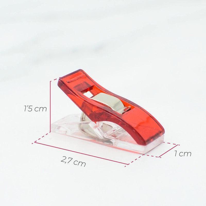 50 Pieces Sewing Clips ABS Plastic Stainless Steel Small Clips