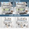 Over The Sink Dish Drying Rack,3 Tier Adjustable Length (25.5''