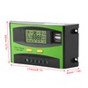 PWM Smart Dual USB Solar Panel Charge Controller Regulator LCD