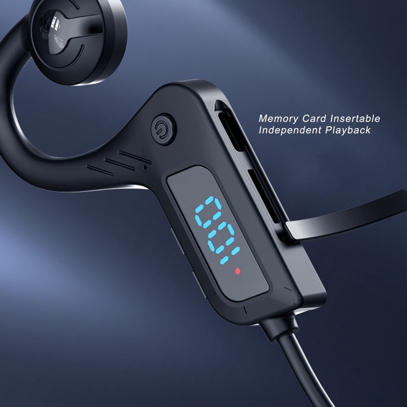Bone Conduction Headphones Waterproof Bluetooth Wireless Open Ear Sports Headphones