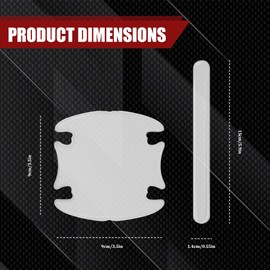 RGOAANC 8PCS Car Door Handle Protector, Automotive Door Entry Guard, Transparent Paint Scratch Protection Protective Film, Universal Car Accessories Anti-Scratch Guard Stickers Fit for Most Cars