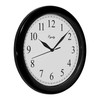 Equity by La Crosse 25203 10 Inch Clock, Black, Pack