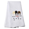 MEIKIUP Funny Dog Butt Kitchen Towel Labrador Dog Lover Gift