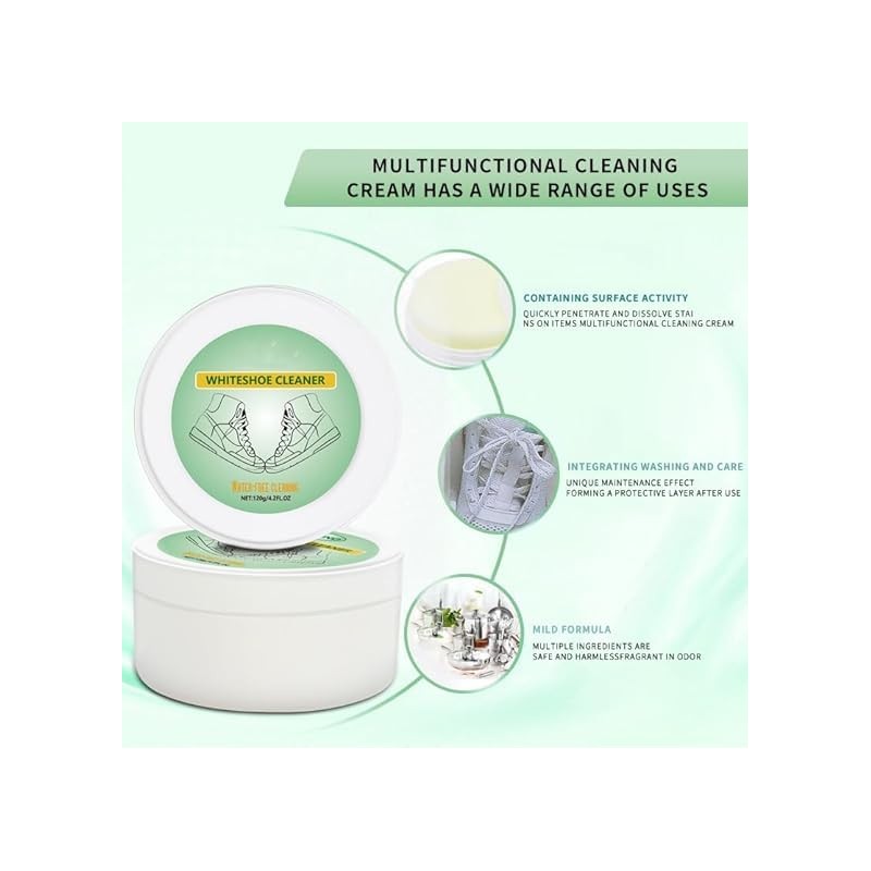 Vulvv Vulvv Rozino White Shoe Cleaner, Multifunctional Multi-effect White Shoe