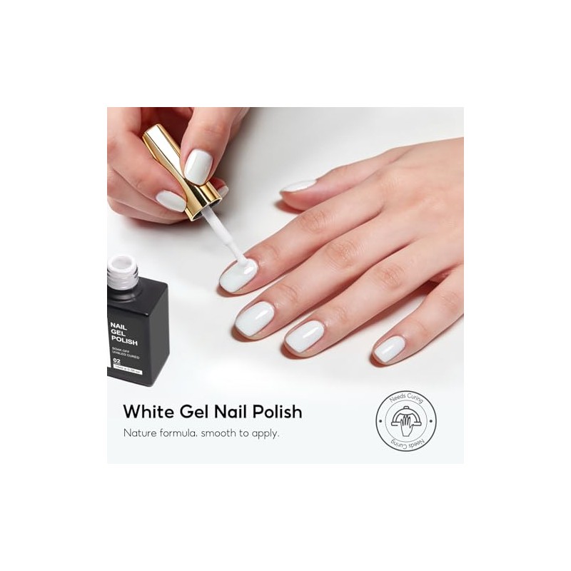 PEACECOLOR 15 ml Semi Permanent UV Gel Nail Polish Classic