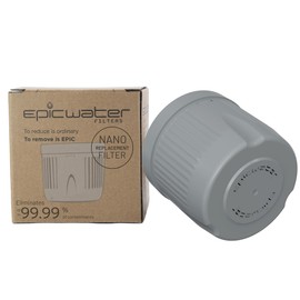 Epic Water Filters REPLACEMENT FILTER for Epic Nano Water Filter Pitcher or Dispenser. Nanofiltration Removes Bacteria, Virus, Cyst, Lead, Chromium 6, PFOS, PFOA, Heavy Metals, Pesticides
