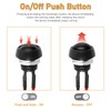 8pcs 12mm Momentary Push Button Switch,1/2” Waterproof Momentary Switches, Mounting