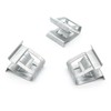 VVO Fasteners- Silver Metal Tailgate Lining Clips & Boot Lid