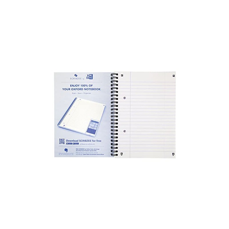 Cambridge A5 Feint and Margin Wirebound Notebook (Pack of 3)