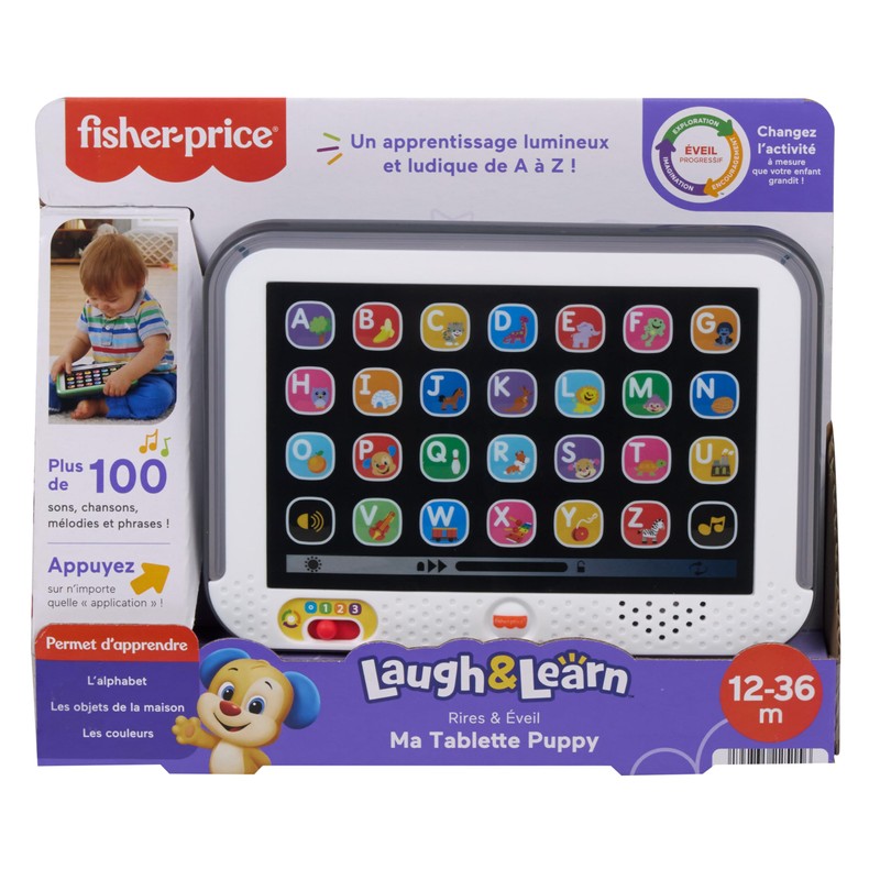 Fisher-Price Educational Fun Educational Toy for Toddlers, Smart Stages Tablet