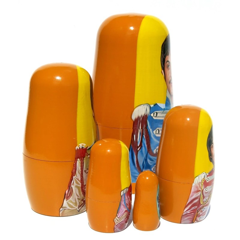 KaleaBoutique Long Lasting Collectible Beatles 5 Piece Russian Style Nesting