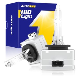 AUTOONE D3S Xenon HID Headlight Bulb, 6000K 35W High Low Beam Replacement Bulb, 66340 42403 42302 Conversion Kit, Super Bright D1S HID Bulbs Direct Replacement, Pack of 2