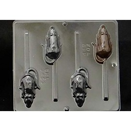 Mouse Rat Lollipop Chocolate Candy Mold