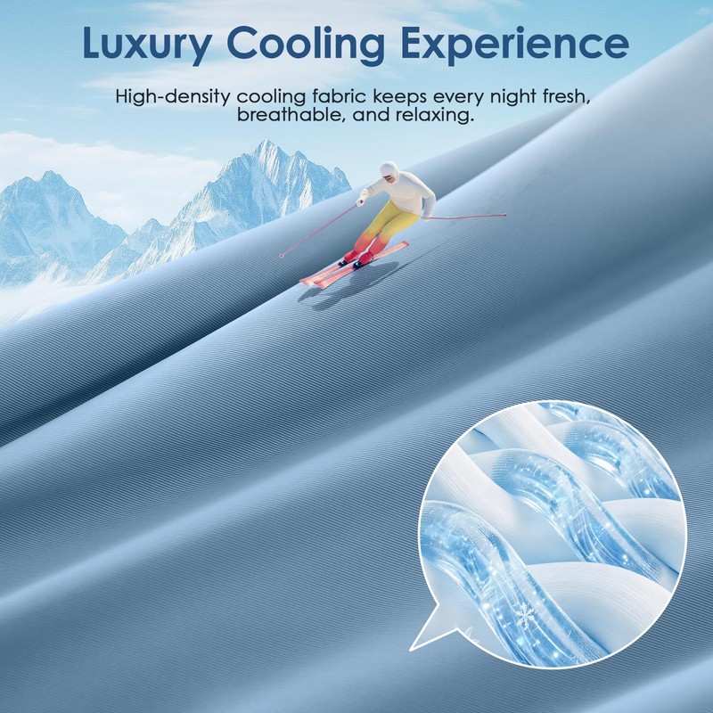 Cooling Comforter King Cooling Blanket for Hot Sleepers 90"x108"