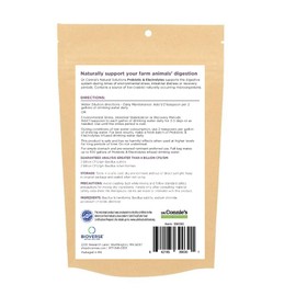 Dr. Connie's Probiotic + Electrolyte Powder for Chickens, Ducks, Goats, Poultry & Livestock | Natural Gut & Hydration Support | Veterinarian Formulated